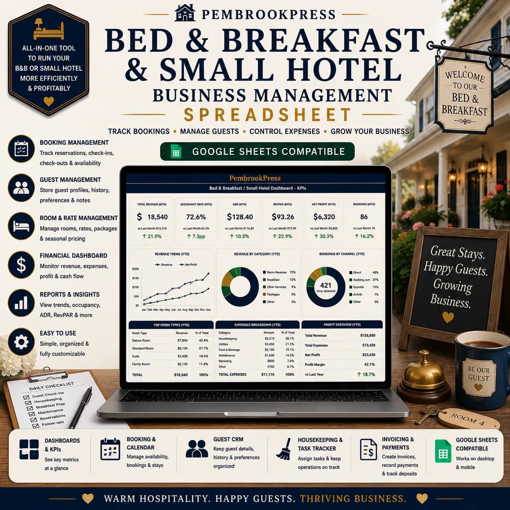 Bed Breakfast Small Hotel