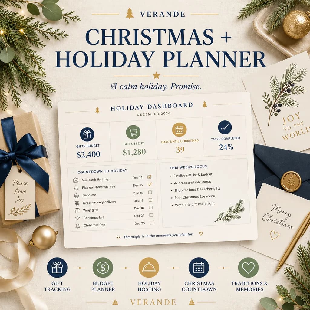 Christmas Holiday Planner