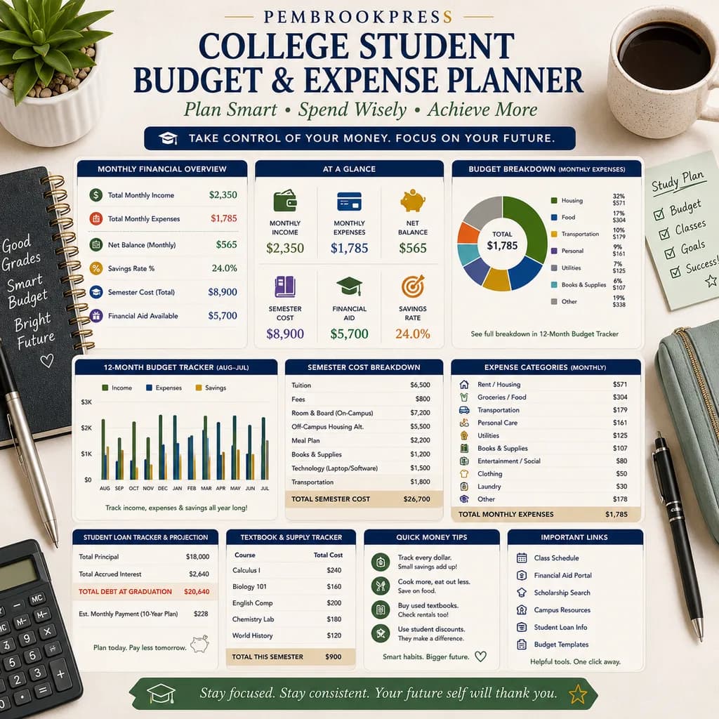 College Student Budget Expense