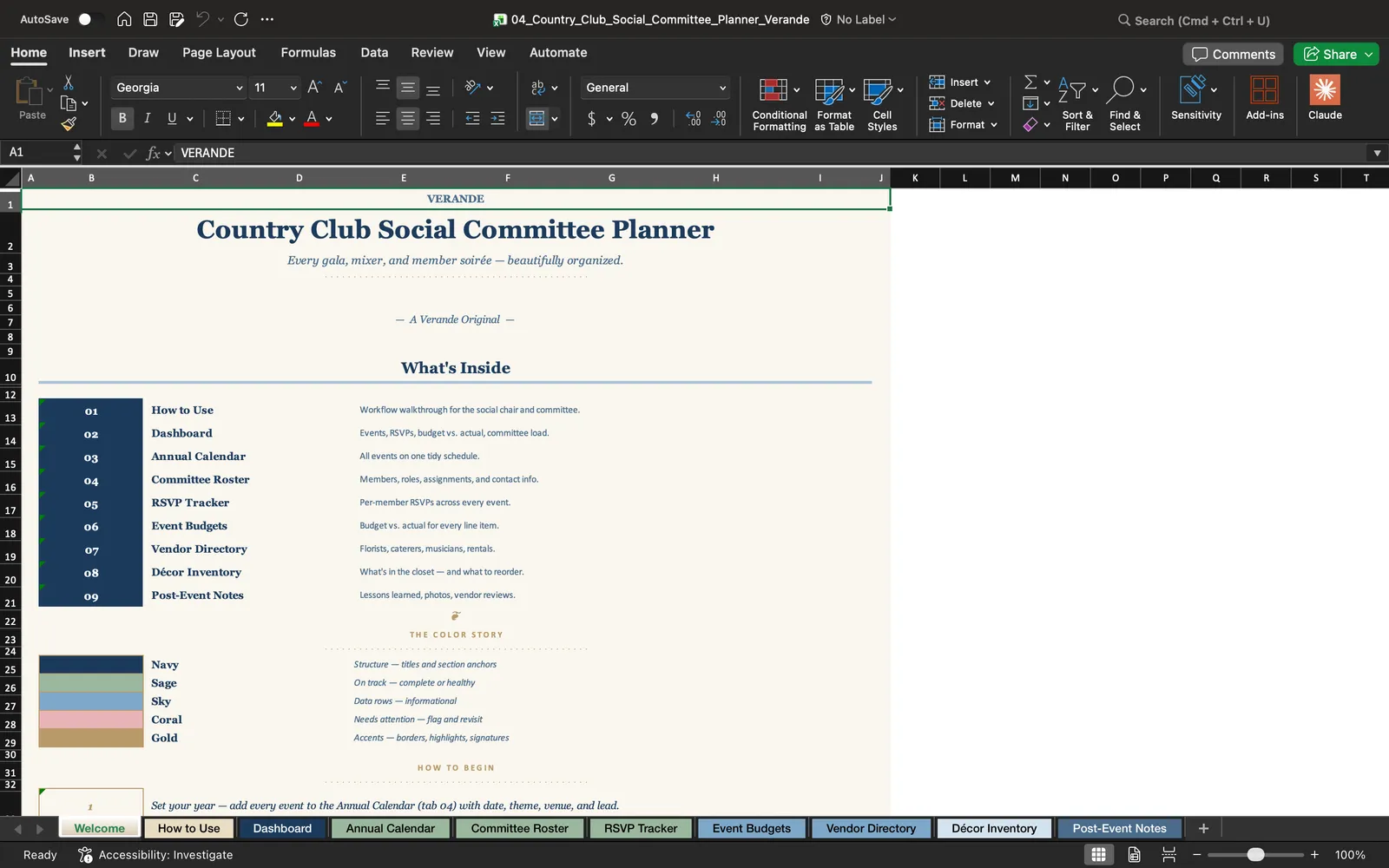 Country Club, Welcome