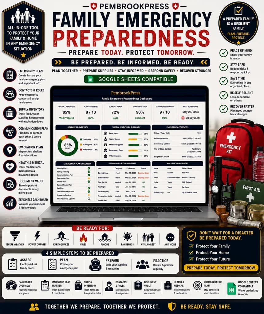 Family Emergency Preparedness Planner