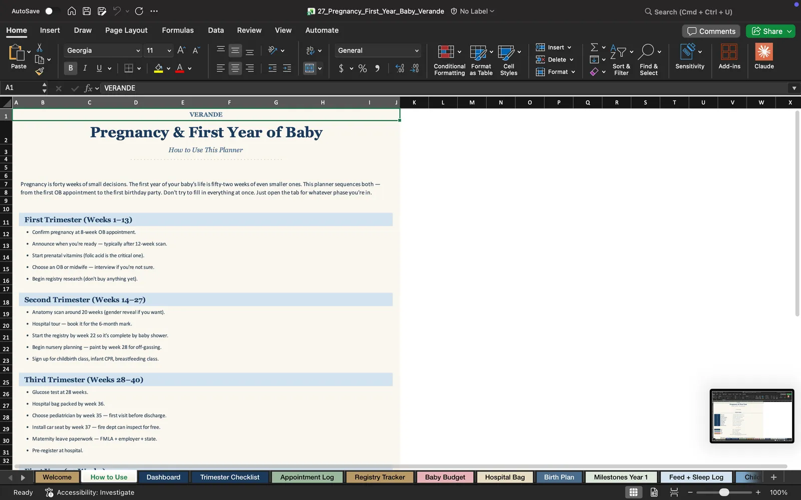First Year Parent, How to Use