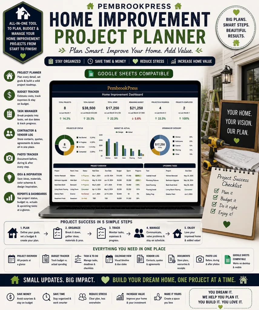 Home Improvement Project Planner