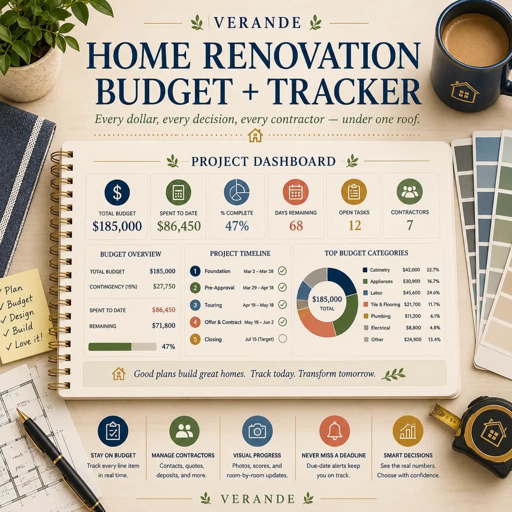 Home Renovation Tracker