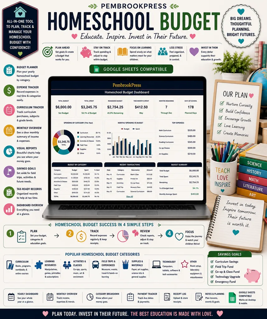 Homeschool Budget Curriculum Planner