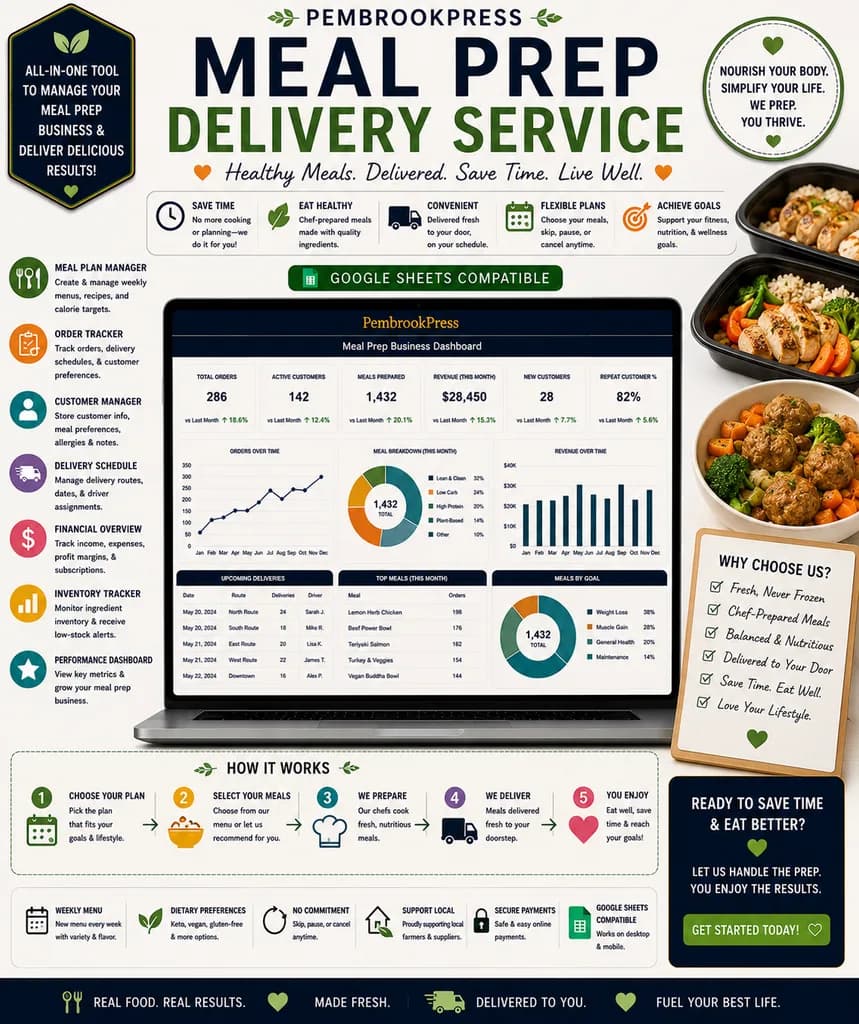 Meal Prep Delivery Service Toolkit