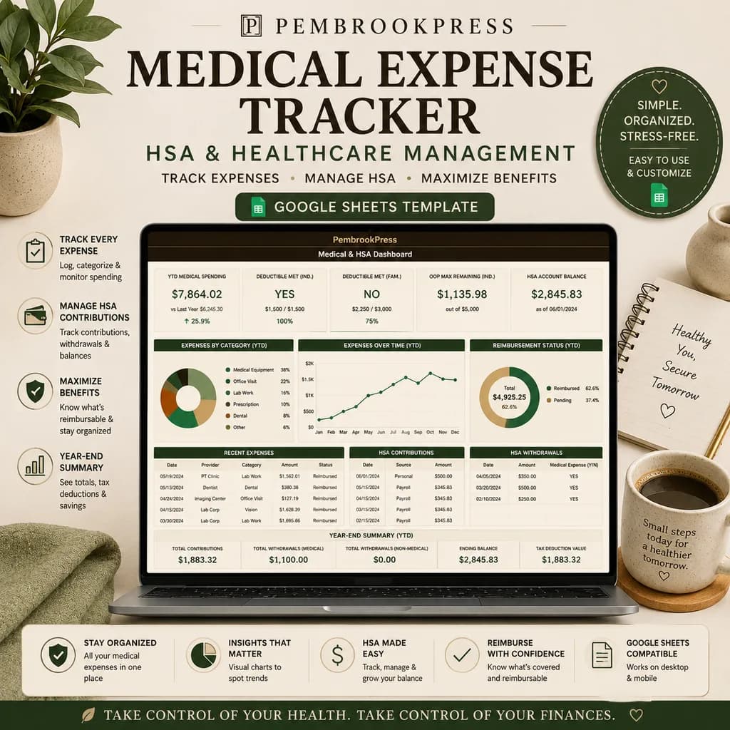 Medical Expense HSA Tracker