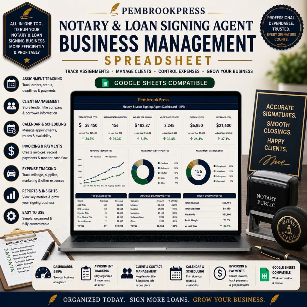 Notary Loan Signing Agent