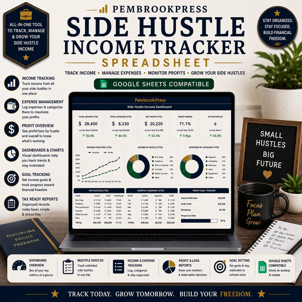 The Side Hustle Income Tracker Every Freelancer Needs in 2026