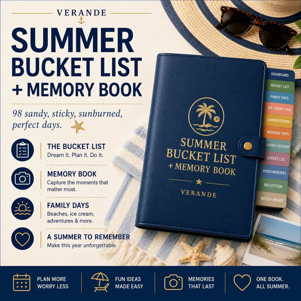 Summer Bucket List Memory Book