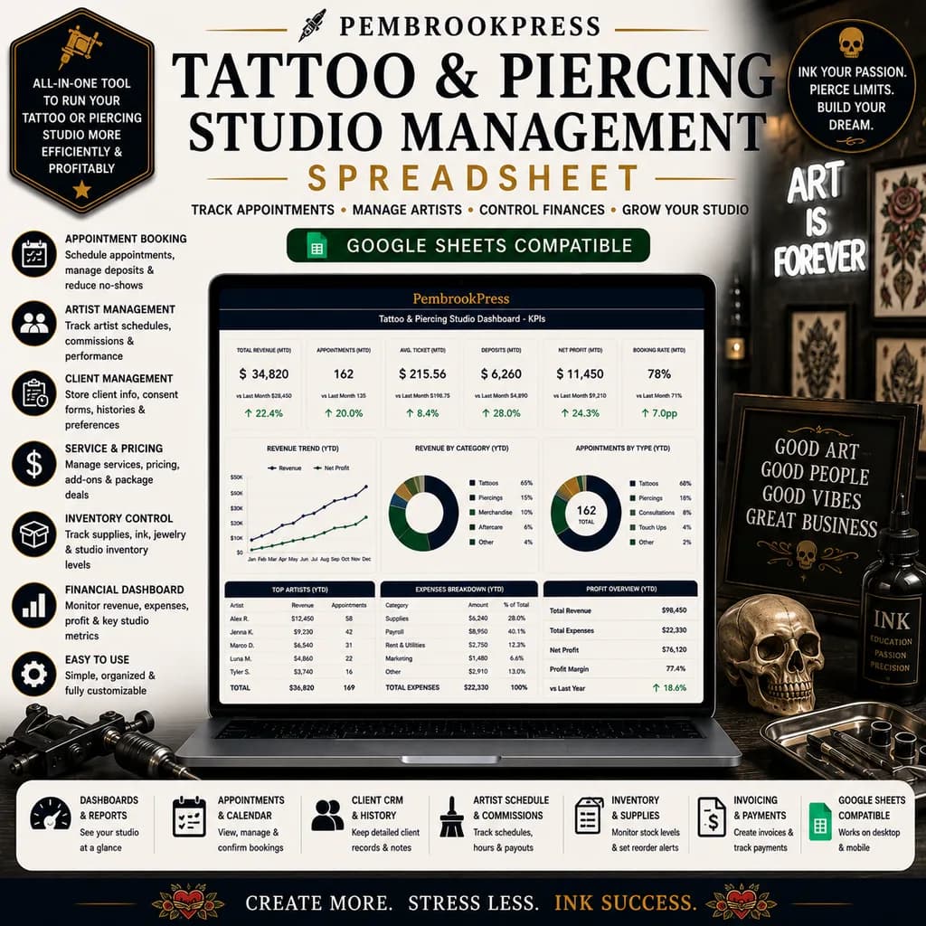 Tattoo Piercing Studio