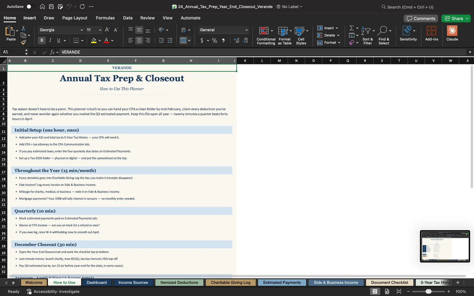 Tax Planning, How to Use