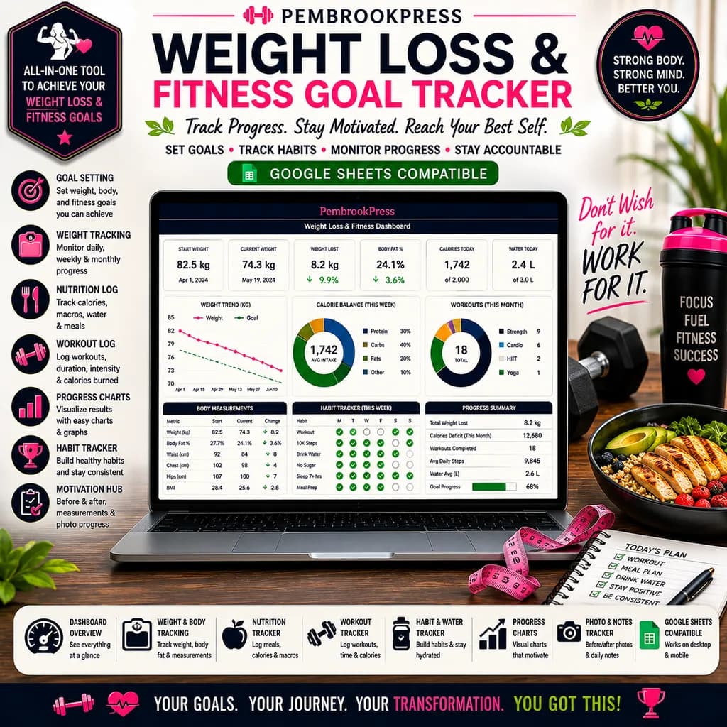 Weight Loss Fitness Goal Tracker